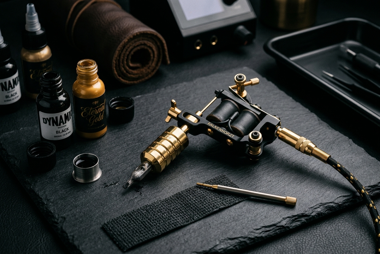 Profesjonelt tatoveringsutstyr hos Cleopatra INK